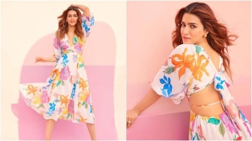Kriti Sanon’s floral summer dress is the perfect fashion inspo for the weekend (Instagram/@kritisanon) Kriti Sanon’s floral summer dress is the perfect fashion inspo for the weekend (Instagram/@kritisanon)