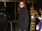 Deepika Padukone headed to Los Angeles, US, ahead of the Oscars. Deepika Padukone headed to Los Angeles, US, ahead of the Oscars.