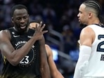 Draymond Green(left) and  Dillon Brooks
