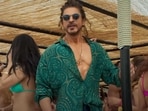 A poster of Shah Rukh Khan, from Pathaan, has him sporting a Kashmir-printed shawl design, on a casual shirt, with due credit to its Indian origin