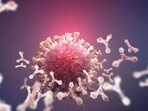 Virus protection. Antibodies and viral infection. Immune defense of the body. Attack on antigens 3D illustration (Siarhei - stock.adobe.com) Virus protection. Antibodies and viral infection. Immune defense of the body. Attack on antigens 3D illustration (Siarhei - stock.adobe.com)