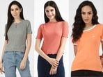 T-shirts for women made from cotton fabric are perfect for summer season. 