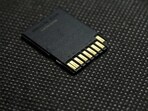 A SD card is ideal for storing large volume of data.