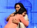 Rani Mukherji broke down in tears after meeting Sagarika Chakraborty. Rani Mukherji broke down in tears after meeting Sagarika Chakraborty.