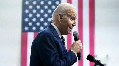 President Joe Biden speaks about his 2024 budget proposal at the Finishing Trades Institute, Thursday, March 9, 2023, in Philadelphia. (AP) President Joe Biden speaks about his 2024 budget proposal at the Finishing Trades Institute, Thursday, March 9, 2023, in Philadelphia. (AP)