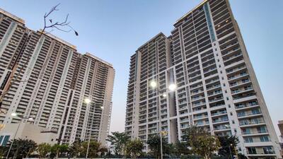 DLF's The Crest, where Ramesh Agarwal died in Gurugram. (PTI) DLF's The Crest, where Ramesh Agarwal died in Gurugram. (PTI)