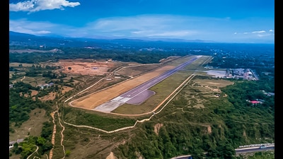 Even as protests have erupted in Gaggal area against the expansion of Kangra airport, chief minister Sukhvinder Singh Sukhu said the project would benefit people of the region as it would create numerous employment opportunities. (HT file photo)