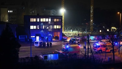 "Police activities in the surrounding area are being successively discontinued. The investigation into the motive behind the crime continuing,” police said. (AFP) "Police activities in the surrounding area are being successively discontinued. The investigation into the motive behind the crime continuing,” police said. (AFP)