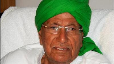 INLD supremo OP Chautala skipped his grandson Digvijay’s pre-wedding celebrations in Sirsa. (HT File) INLD supremo OP Chautala skipped his grandson Digvijay’s pre-wedding celebrations in Sirsa. (HT File)