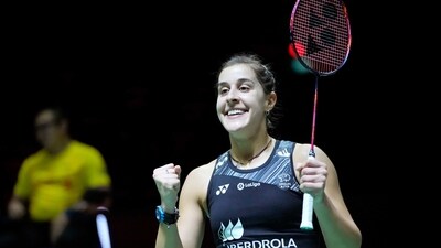 Carolina Marin eyes gold at Paris Olympics (AP) Carolina Marin eyes gold at Paris Olympics (AP)
