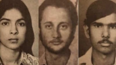 Neena Gupta, Anupam Kher and Satish Kaushik featured in an old photo. Neena Gupta, Anupam Kher and Satish Kaushik featured in an old photo.