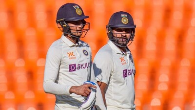 Rohit Sharma with Shubman Gill during Day 2 of the 4th Test between India and Australia at Narendra Modi Stadium in Ahmedabad (PTI) Rohit Sharma with Shubman Gill during Day 2 of the 4th Test between India and Australia at Narendra Modi Stadium in Ahmedabad (PTI)