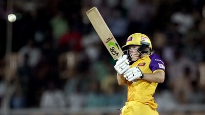 Healy missed out on a century but crossed her Australia Tahlia McGrath's record for the highest score in the WPL. (PTI) Healy missed out on a century but crossed her Australia Tahlia McGrath's record for the highest score in the WPL. (PTI)