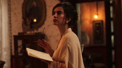 Saba Azad as Parvana Irani in Rocket Boys. Saba Azad as Parvana Irani in Rocket Boys.