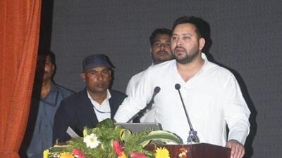 Tejashwi had said on Monday that the CBI action a result of his family’s relentless opposition to the BJP. (Twitter | Tejashwi Yadav)
