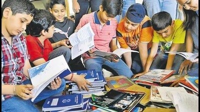 The basic education department had sent a proposal to the cabinet for approval to implement NCERT books from Classes 1 to 3 in government primary schools in Uttar Pradesh from the 2023-24 academic session. (Pic for representation) The basic education department had sent a proposal to the cabinet for approval to implement NCERT books from Classes 1 to 3 in government primary schools in Uttar Pradesh from the 2023-24 academic session. (Pic for representation)