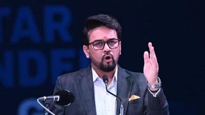 Union information and broadcasting minister Anurag Thakur said the NYT opinion piece was mischievous and fictitious (PTI) Union information and broadcasting minister Anurag Thakur said the NYT opinion piece was mischievous and fictitious (PTI)