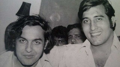 Mahesh Bhatt and Vinod Khanna in a photo from the 70s. Mahesh Bhatt and Vinod Khanna in a photo from the 70s.