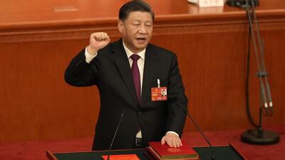 Xi Jinping takes oath after being unanimously elected as President during a session of China's National People's Congress in Beijing on Friday. (AP Photo) Xi Jinping takes oath after being unanimously elected as President during a session of China's National People's Congress in Beijing on Friday. (AP Photo)