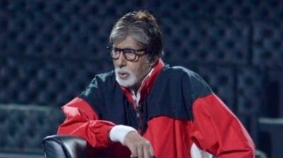 Amitabh Bachchan on the sets of Kaun Banega Crorepati. (File Photo) Amitabh Bachchan on the sets of Kaun Banega Crorepati. (File Photo)