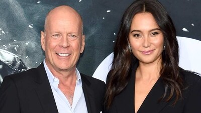 Bruce Willis with his wife Emma Heming Willis.