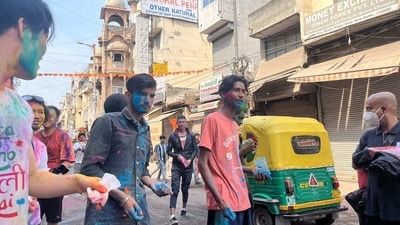 The Japanese woman who was allegedly groped by a group of men tweeted photos of holi celebration. The Japanese woman who was allegedly groped by a group of men tweeted photos of holi celebration.