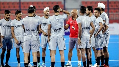 Indian hockey team during training session (Hockey India) Indian hockey team during training session (Hockey India)