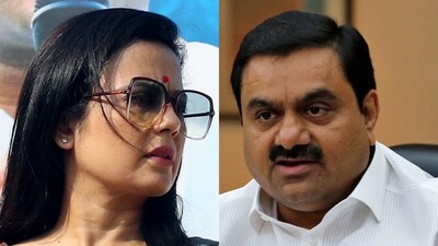 TMP MP Mahua Moitra and multi-billionaire Gautam Adani. (File pics) TMP MP Mahua Moitra and multi-billionaire Gautam Adani. (File pics)