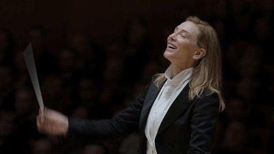 Cate Blanchett stars as orchestra conductor Lydia Tár. Cate Blanchett stars as orchestra conductor Lydia Tár.
