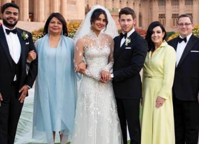 Indian actor Priyanka Chopra Jonas and American singer Nick Jonas had Hindu and Christian wedding ceremonies, and hosted multiple receptions in Delhi and Mumbai in 2018. (Instagram/@priyankachopra) Indian actor Priyanka Chopra Jonas and American singer Nick Jonas had Hindu and Christian wedding ceremonies, and hosted multiple receptions in Delhi and Mumbai in 2018. (Instagram/@priyankachopra)