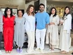 Ram Charan and Upasana with Priyanka Chopra in LA. Ram Charan and Upasana with Priyanka Chopra in LA.