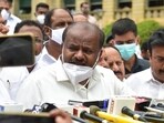 Calling Sumalatha a big person, JD(S) leader H D Kumaraswamy said big people join big parties. (PTI) Calling Sumalatha a big person, JD(S) leader H D Kumaraswamy said big people join big parties. (PTI)