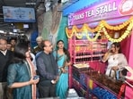 The 'Trans Tea Stall' on platform number one of Guwahati station was inaugurated by NF Railway General Manager Anshul Gupta on Friday.