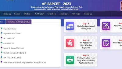 AP EAPCET 2023 registration begins at cets.apsche.ap.gov.in, AP EAPCET 2023 registration begins at cets.apsche.ap.gov.in,