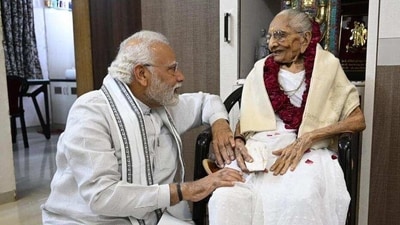 The site also features Prime Minister Modi's special blog, which he wrote for his mother as she approached her 100th year. (Twitter/KanchanGupta) (HT_PRINT) The site also features Prime Minister Modi's special blog, which he wrote for his mother as she approached her 100th year. (Twitter/KanchanGupta) (HT_PRINT)