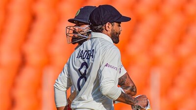 Virat Kohli (59*) and Ravindra Jadeja (16*) will resume batting for India on Day 4. (PTI) Virat Kohli (59*) and Ravindra Jadeja (16*) will resume batting for India on Day 4. (PTI)
