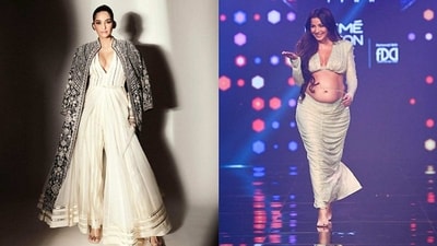 Sonam Kapoor lauded Antara Marwah for flaunting her baby bump on ramp. Sonam Kapoor lauded Antara Marwah for flaunting her baby bump on ramp.