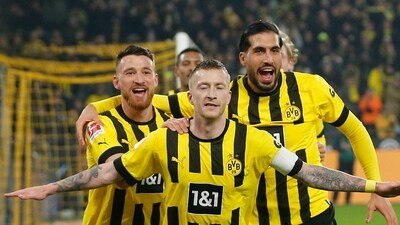 Borussia Dortmund are second in the Bundesliga table. (REUTERS)