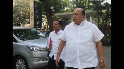 The enforcement directorate (ED) on Saturday conducted raids at the Kolhapur residence of Nationalist Congress Party (NCP) leader and former minister Hasan Mushrif, in a money laundering case. (HT FILE PHOTO) The enforcement directorate (ED) on Saturday conducted raids at the Kolhapur residence of Nationalist Congress Party (NCP) leader and former minister Hasan Mushrif, in a money laundering case. (HT FILE PHOTO)