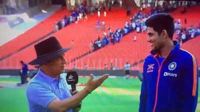 Gill scored 128 off 235 balls, hitting 12 fours and a six in his innings. Gill scored 128 off 235 balls, hitting 12 fours and a six in his innings.