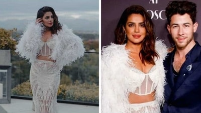 Priyanka Chopra with Nick Jonas at a recent event. Priyanka Chopra with Nick Jonas at a recent event.