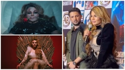 Rakhi Sawant broke down at the launch event of her new song Jhootha.