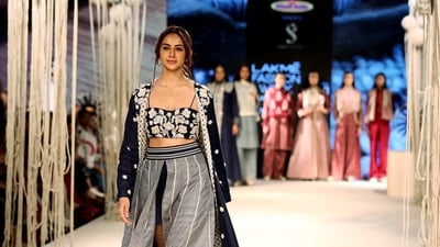 Rakul Preet Singh as the showstopper for Shruti Sancheti. Rakul Preet Singh as the showstopper for Shruti Sancheti.