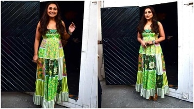 Rani Mukerji stuns in an easy breezy summer gown. Pics inside (HT Photos/Varinder Chawla) Rani Mukerji stuns in an easy breezy summer gown. Pics inside (HT Photos/Varinder Chawla)