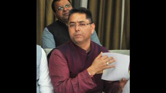 Housing and urban development minister Aman Arora. (Ravi Kumar/HT)