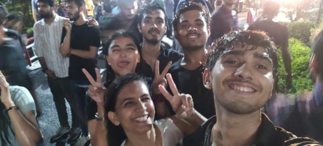 Another winner, Vishwash Rajput, in a selfie taken at his college in Uttar Pradesh. Another winner, Vishwash Rajput, in a selfie taken at his college in Uttar Pradesh.