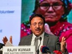 Chief Election Commissioner (CEC) Rajiv Kumar.