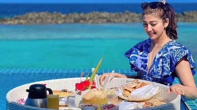 Kannada actor Pranitha Subhash suggests 3 food options to add to your diet (Photo by Instagram/pranitha.insta) Kannada actor Pranitha Subhash suggests 3 food options to add to your diet (Photo by Instagram/pranitha.insta)