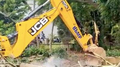 A total of 102 illegal structures have been brought down in the area in the ongoing drive (Representative Photo)