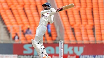 Nathan Lyon struck for Australia in the post-Lunch session to remove KS Bharat. (ANI)